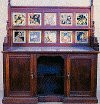 Tiled wash-stand